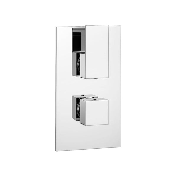 Kartell Element Thermostatic Concealed Mixer Shower With Fixed Overhead Drencher