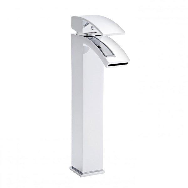 Kartell Flair Brass Hi - Rise Mono Basin Mixer Tap