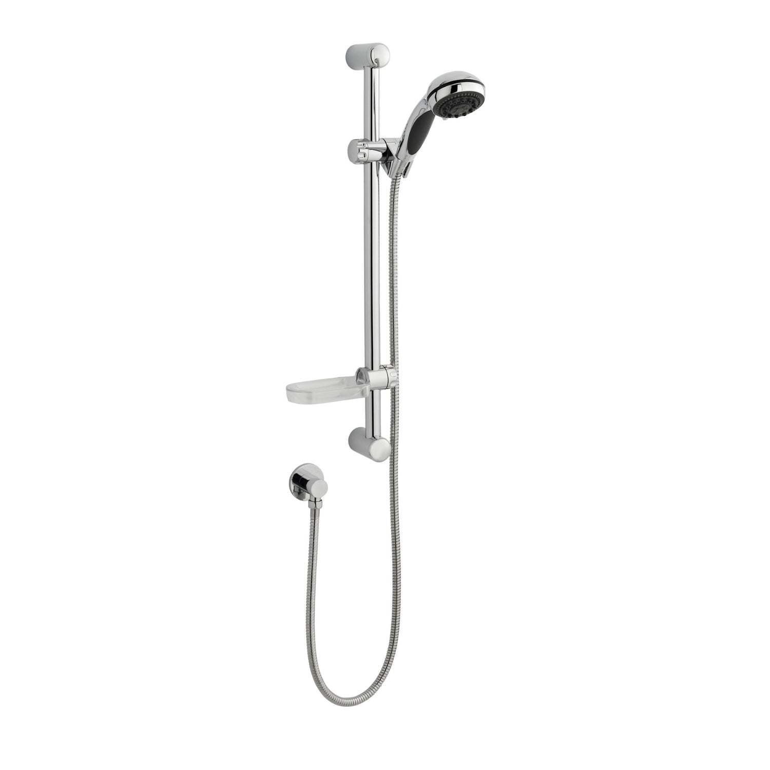 Kartell Flow Adjustable Slide Rail Kit with Soap Tray