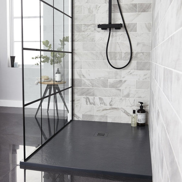 Kartell Graphite Stone Rectangle Tray