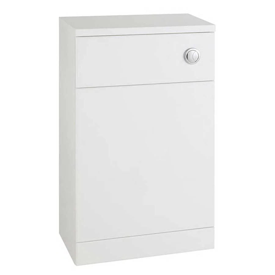 Kartell Impakt Floor Mounted WC Unit, 600mm W x 300mm D - White