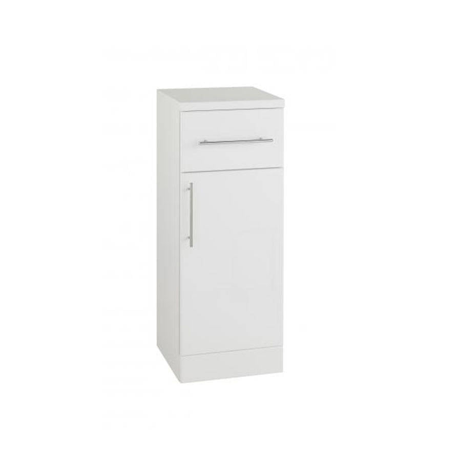 Kartell Impakt Single Door Base Storage Unit, 300mm W x 300mm D - White