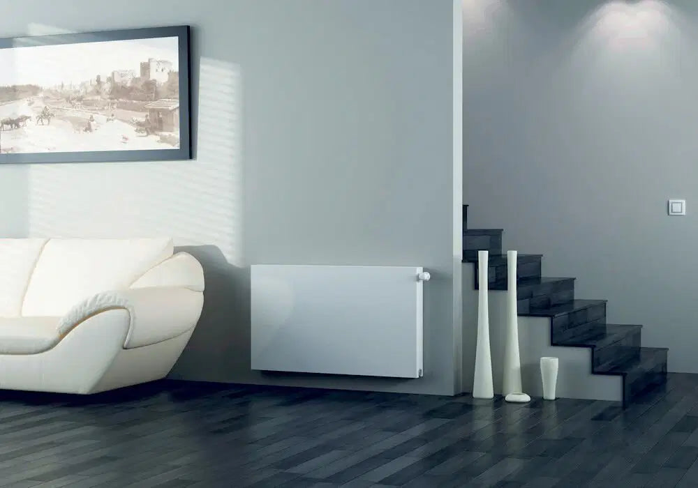 Kartell K - Flat Steel Type 11 Single Panel Single Convector Panel Radiators, White
