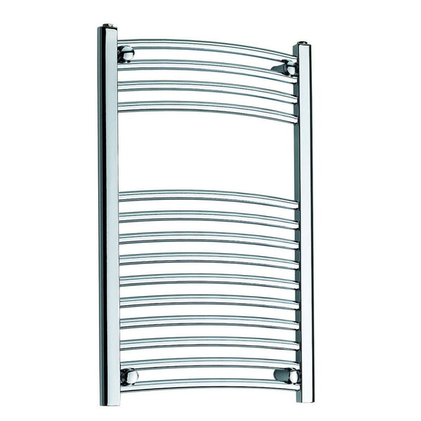 Kartell K - Rail Steel 25mm Chrome Curved Heated Towel Rails