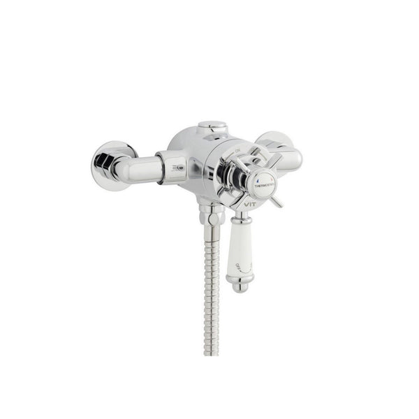 Kartell Klassique Thermostatic Exposed Mixer Shower With Adjustable Slide Rail Kit