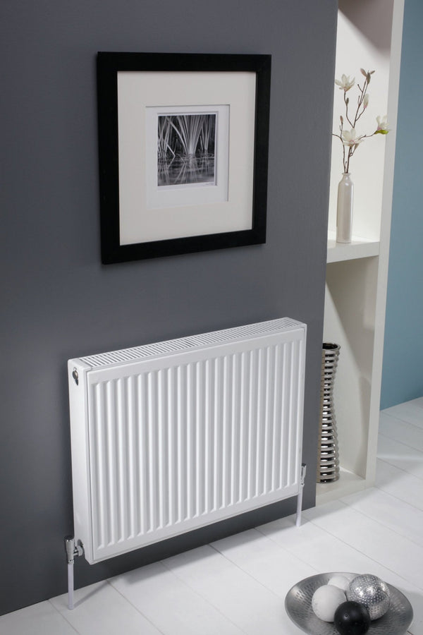 Kartell Kompact Type 22 White Steel Double Panel Double Convector Radiators