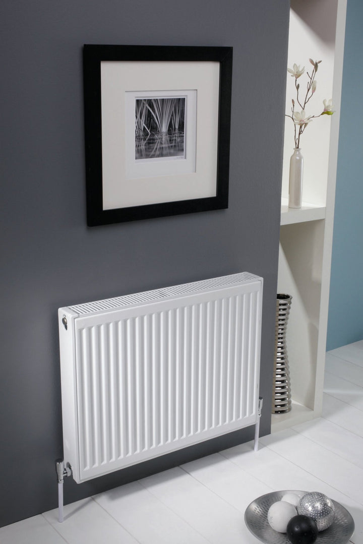 Kartell Kompact Type 22 White Steel Double Panel Double Convector Radiators