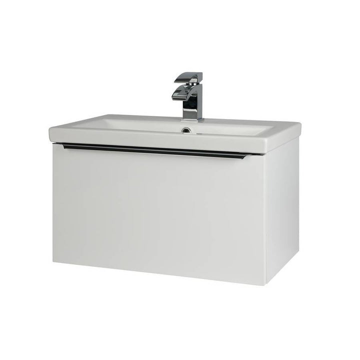 Kartell Kore Wall Mounted White Ceramic Basin, 600mm W x 355mm D