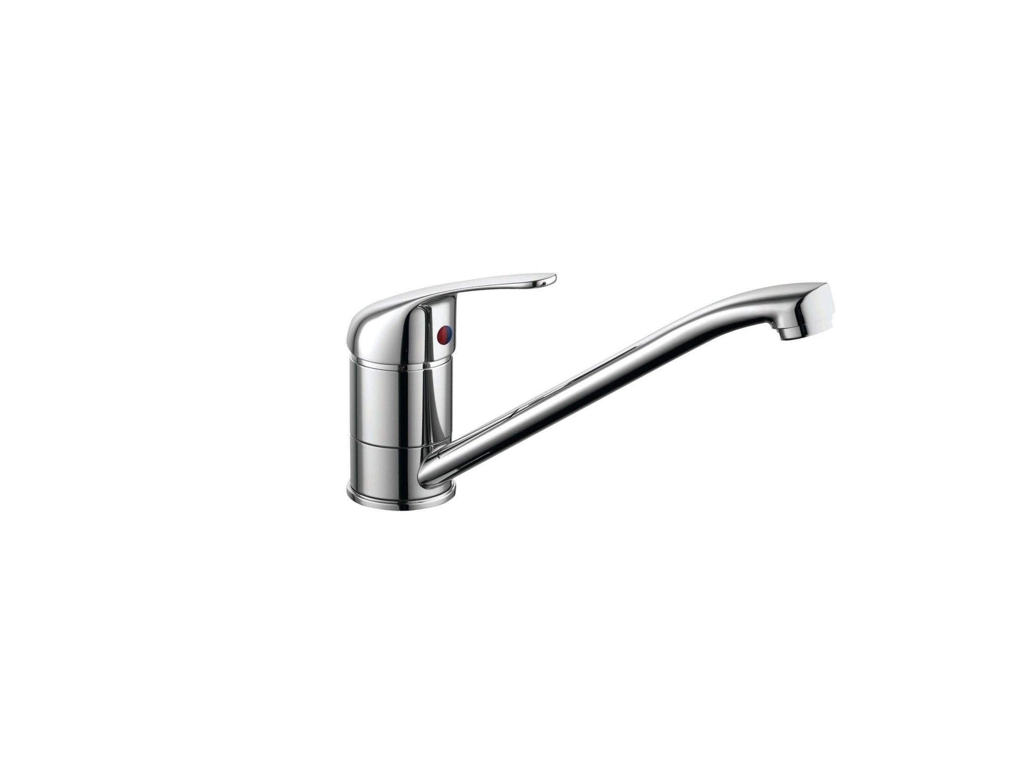 Kartell Mono Kitchen Sink Mixer Tap Single Handle, Polished Chrome