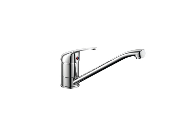 Kartell Mono Kitchen Sink Mixer Tap Single Handle, Polished Chrome