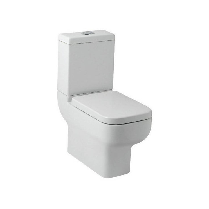 Kartell Options 600 Ceramic Closed Couple Toilet WC Pan With Cistern & Soft Close Seat