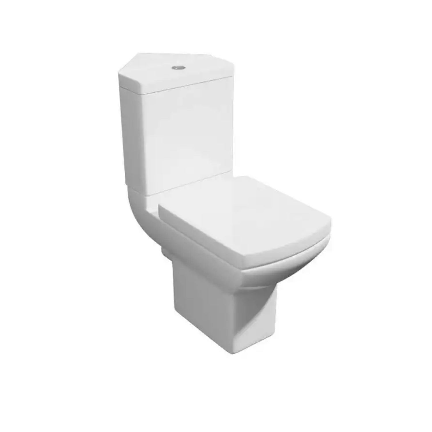Kartell Options 600 Comfort Height C/C WC Pan with C/C Cistern and Soft Close Seat, White