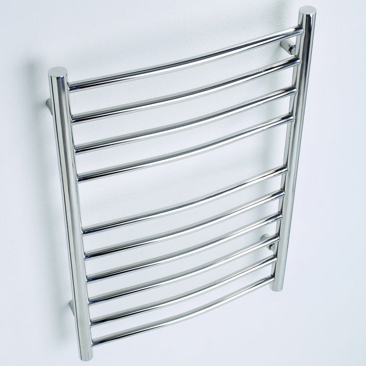 Kartell Orlando Curved Stainless Steel Designer Heated Towel Rails