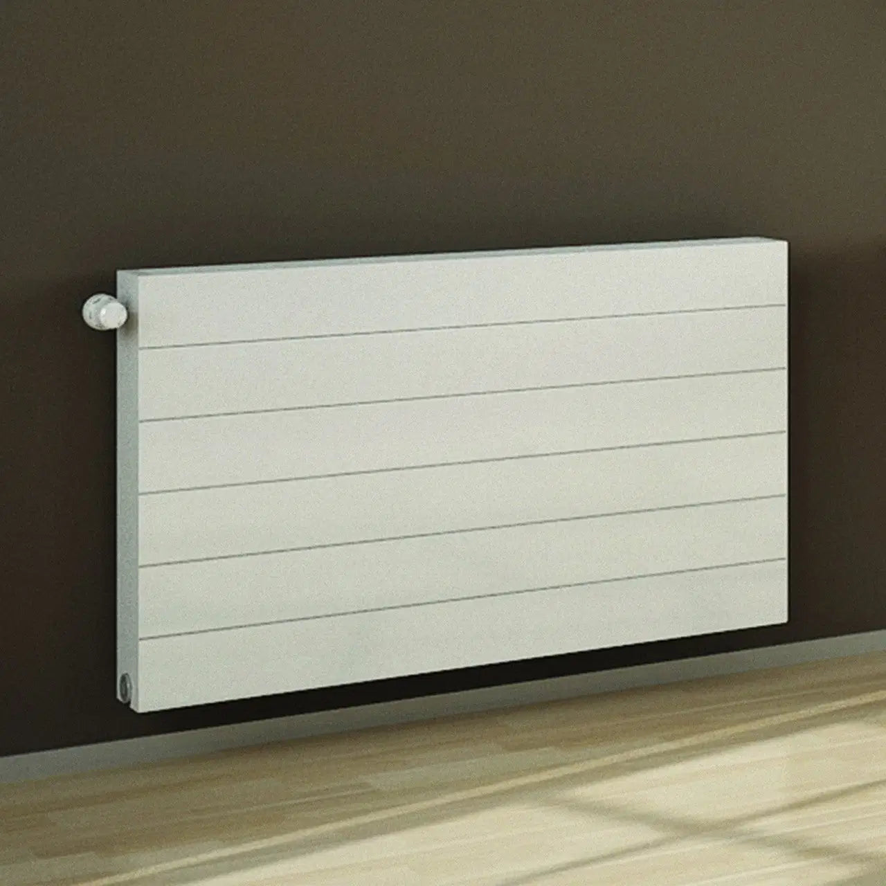 Kartell Premium K - Flat Type 11 White Steel Single Panel Single Convector Radiators