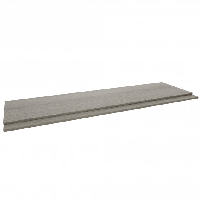 Kartell Purity 2 Piece Front Bath Panel 1700mm, Silver Oak