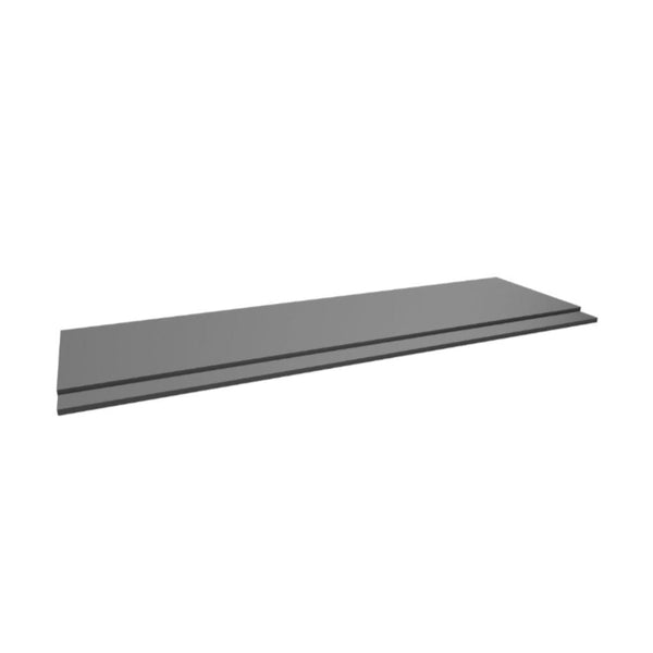 Kartell Purity 2 Piece Front Bath Panel 1700mm, Storm Grey Gloss