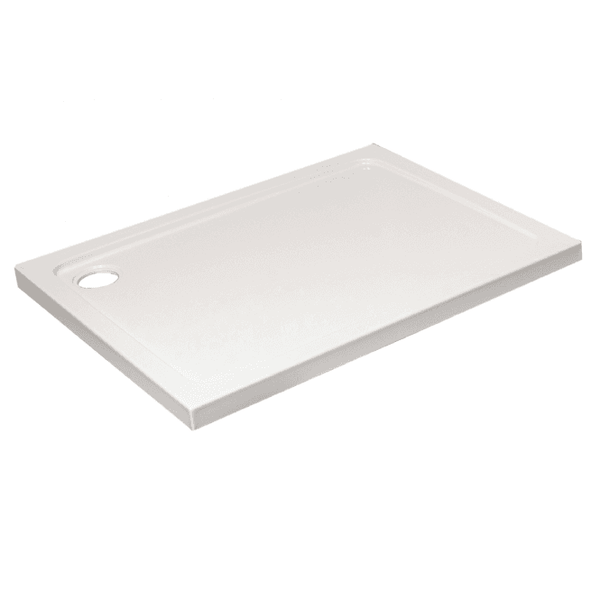 Kartell Rectangle Shower Tray, White