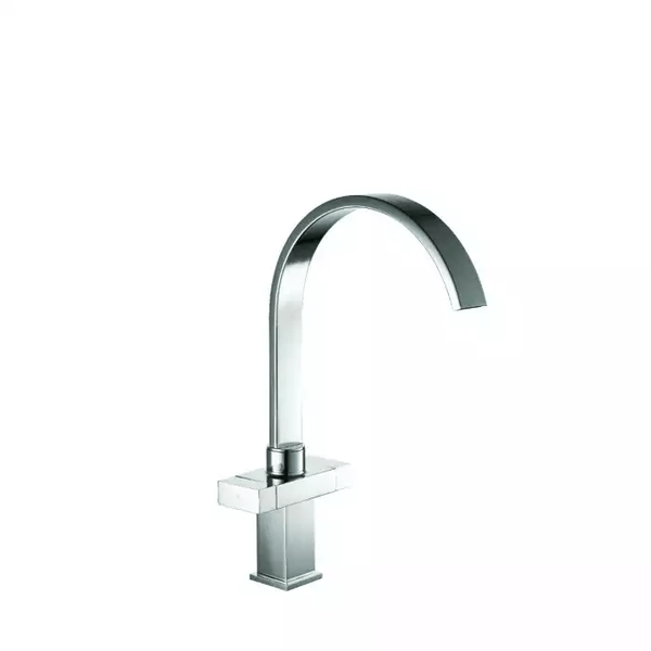 Kartell Square Mono Kitchen Sink Mixer Tap Knob Handle, Chrome