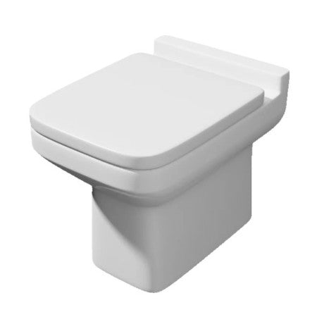 Kartell Trim Ceramic Back To Wall Toilet WC Pan With Soft Close Seat