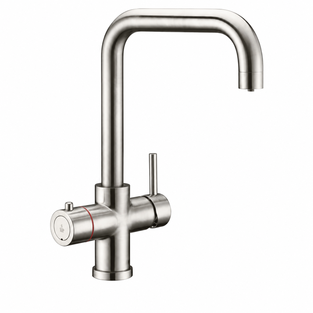 Reginox - Tribezi BN 3-in-1 Boiling Water Tap with Filter - Insulated Spout - Stick Handle