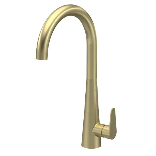 Nuie Kitchen Taps Samir Mono Basin Single Lever Round Basin Tap & Rinser