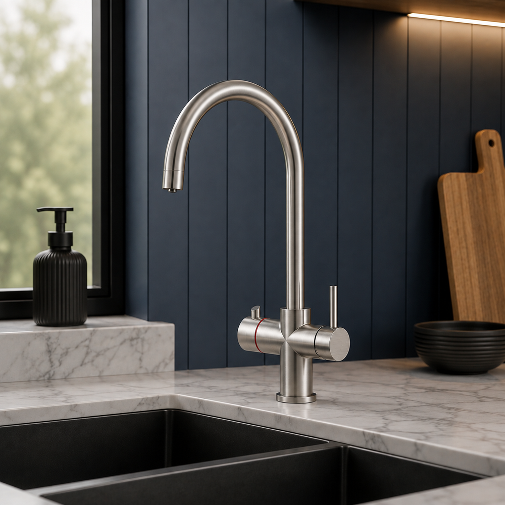 Reginox - AttenzI BN - 3 IN 1 BOILING WATER TAP (Inc Tap, Tank & Filter)