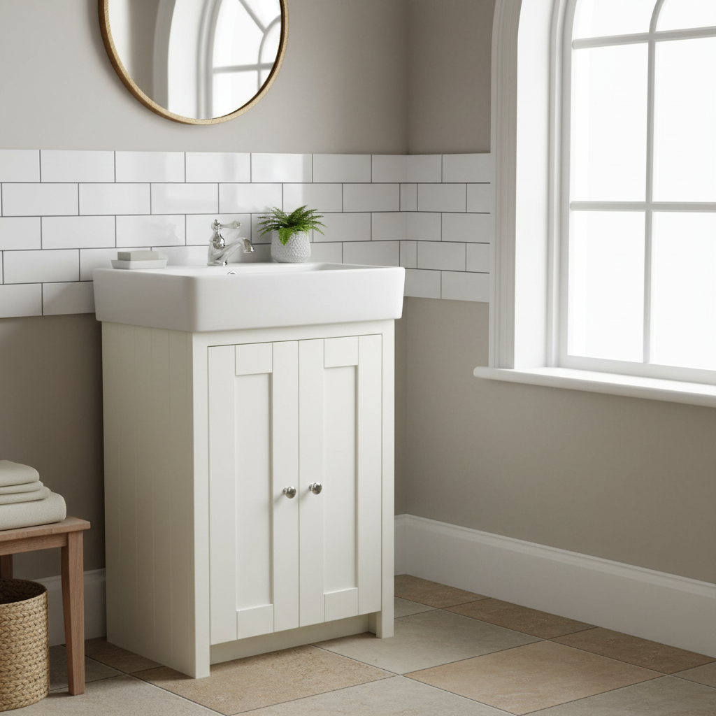 Lansdown Vanity Unit - Bathroom Lifestyle