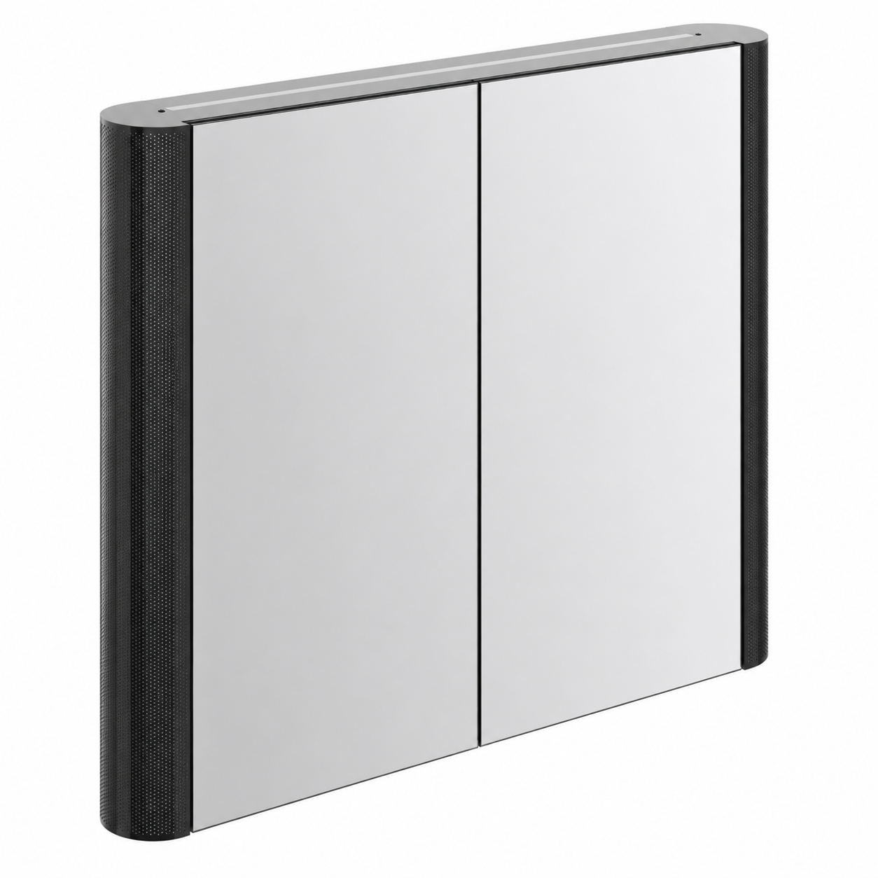 Hib - Bastille Mesh LED Cabinet - Black Chrome