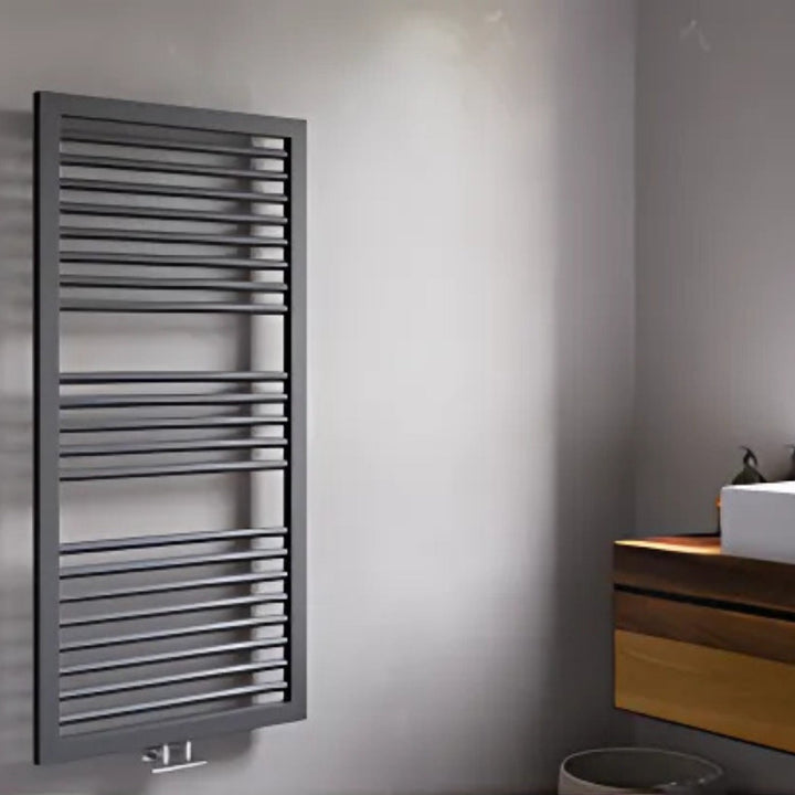 Lazzarini Asti Chrome Carbon Steel Designer Heated Towel Rails