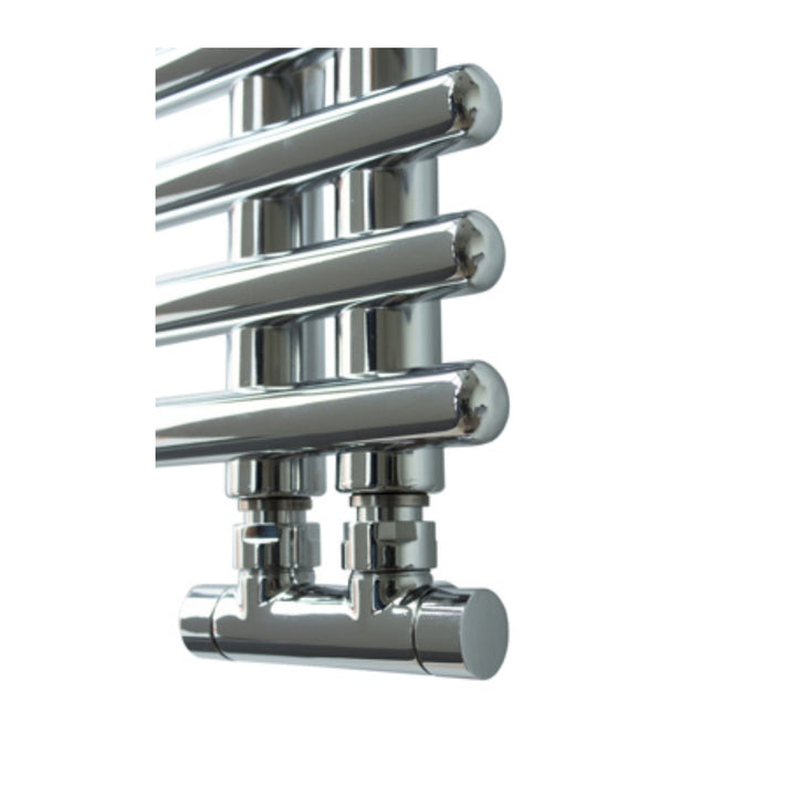 Lazzarini Como Chrome Carbon Steel Designer Heated Towel Rails