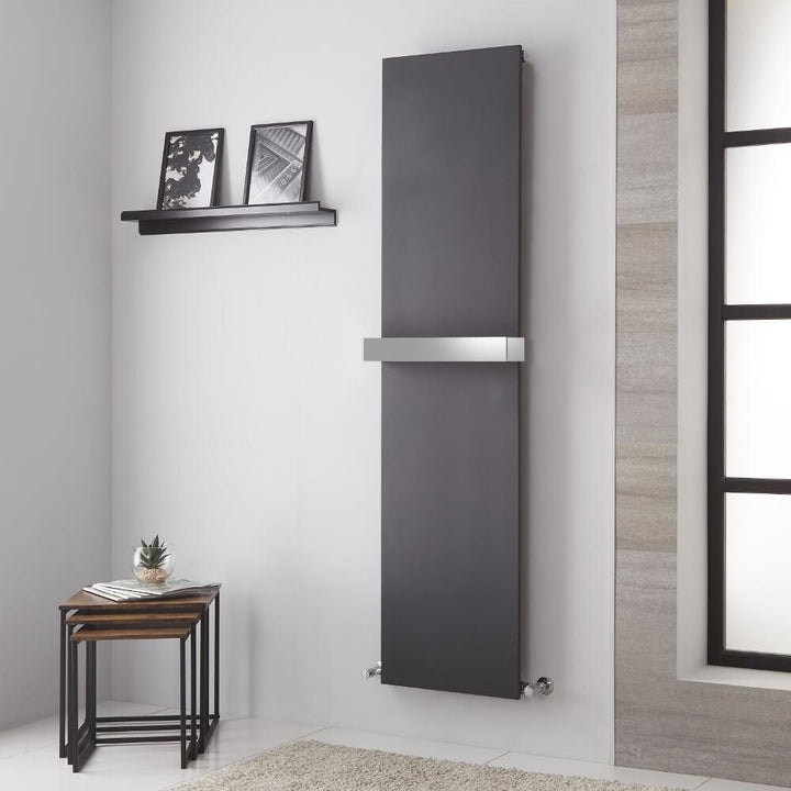 Lazzarini Way Ischia Carbon Steel Vertical Designer Radiators, 1800mm H x 450mm W
