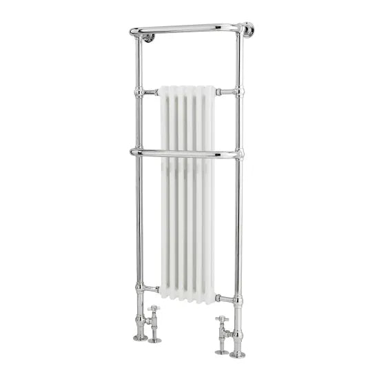 Brampton - Towel Rail - Chrome and White