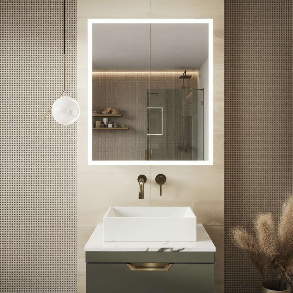 LED Mirror Cabinet Lifestyle