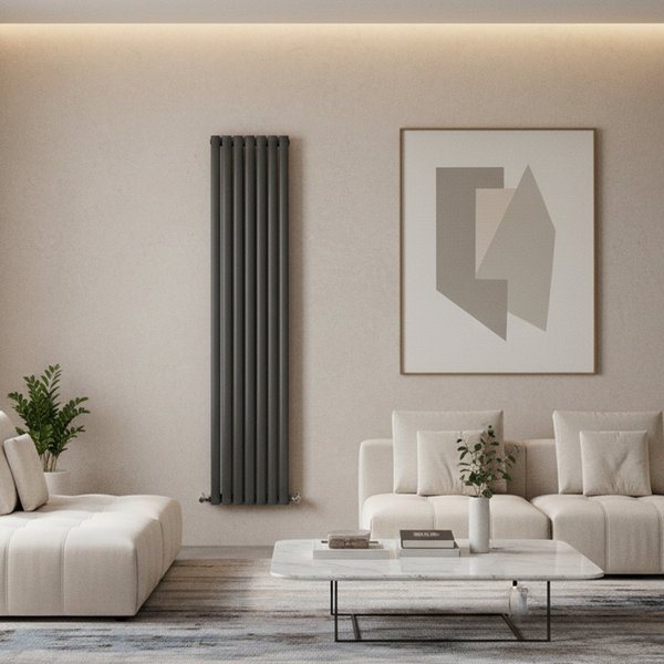 Nuie Double Panel Designer Radiator 1500 x 354mm