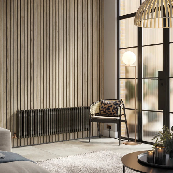 TradeRad Premium Raw Metal Lacquer Horizontal Column Radiators