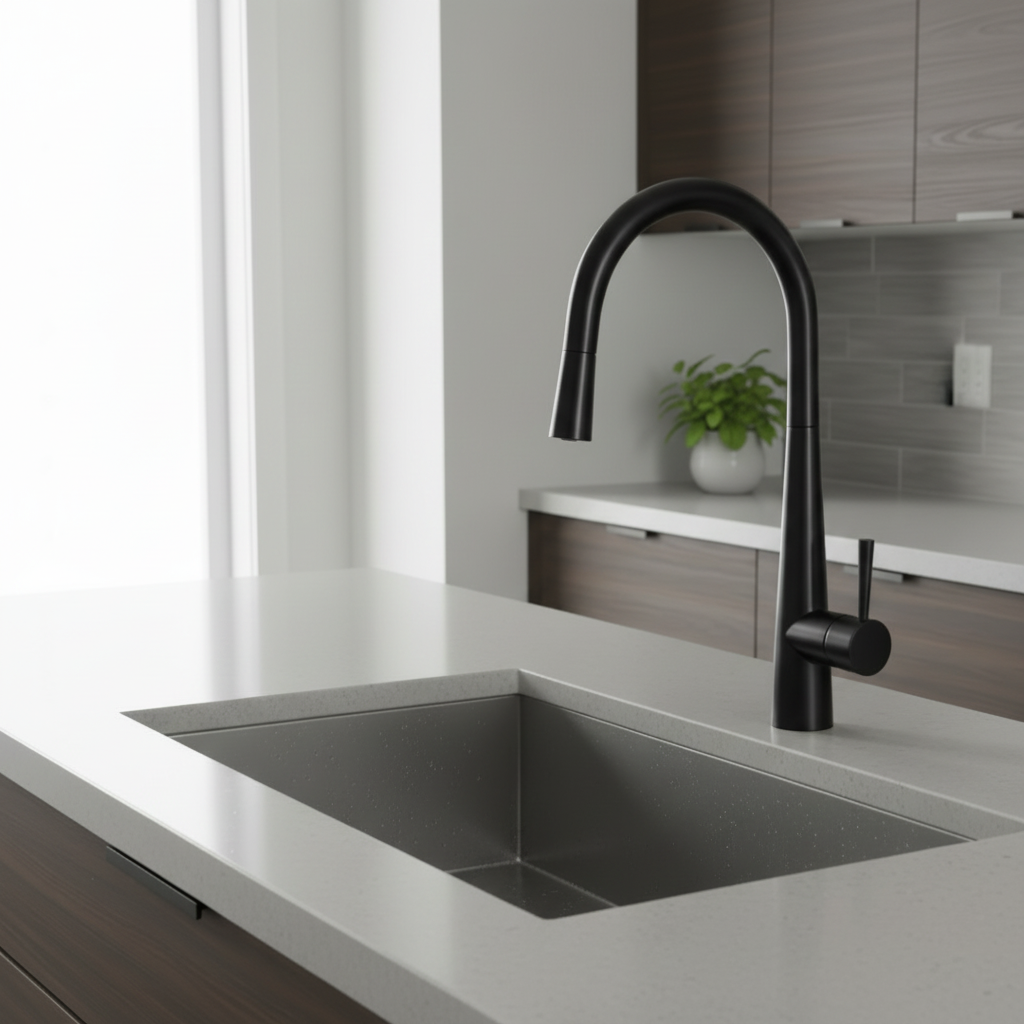 Matte Black Tap - No Dishes 1:1