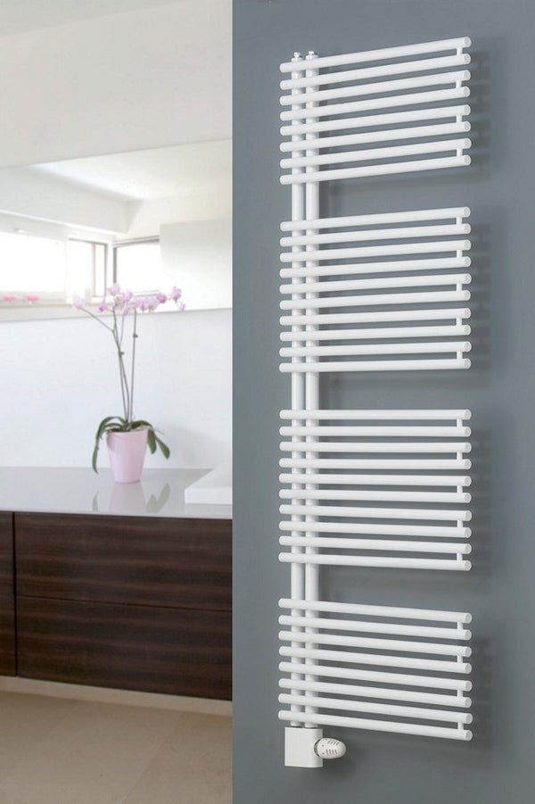 MaxtherM Leyland Plus Steel White Designer Heated Towel Rails