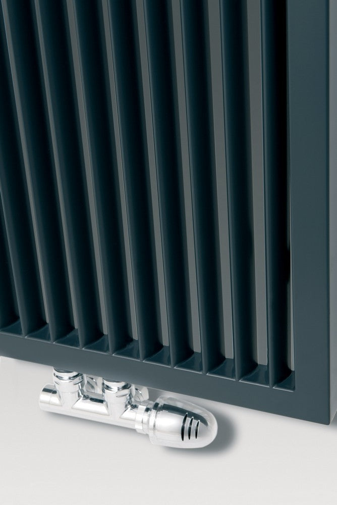 MaxtherM Grantham Steel Anthracite Vertical Designer Radiator 1800mm H x 460mm W