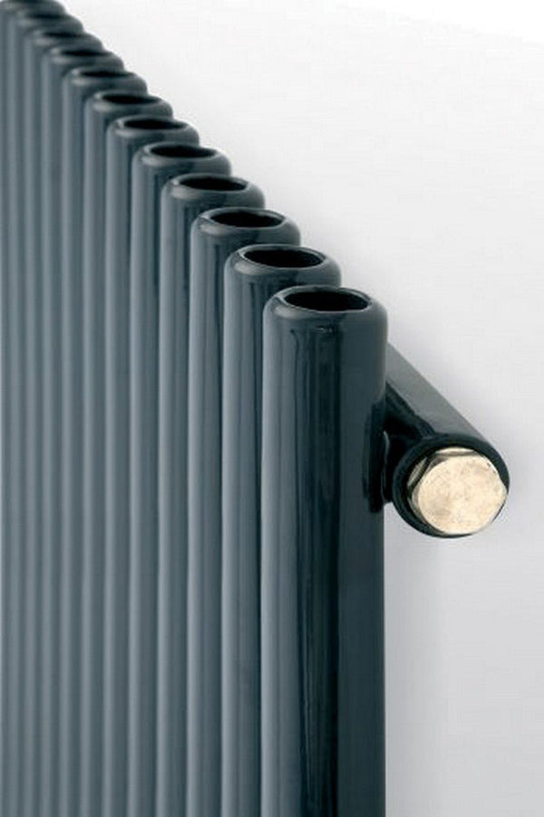 MaxtherM Camborne Round Tube Steel Anthracite Vertical Designer Radiators