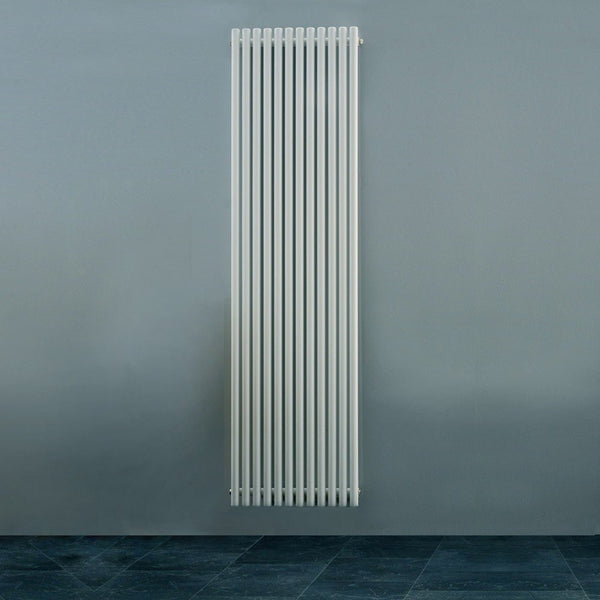 MaxtherM Camborne Round Tube Steel White Vertical Designer Radiators