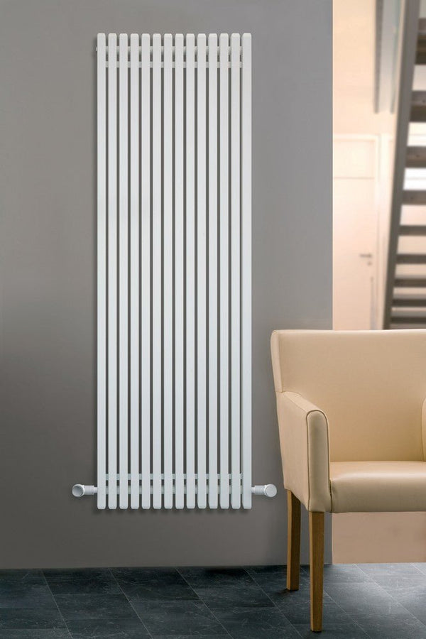 MaxtherM Camborne Square Tube Steel White Vertical Designer Radiators