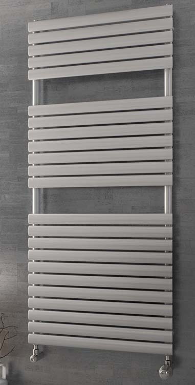 MaxtherM Eliptical Tube Primus White Single Panel Vertical Designer Radiators