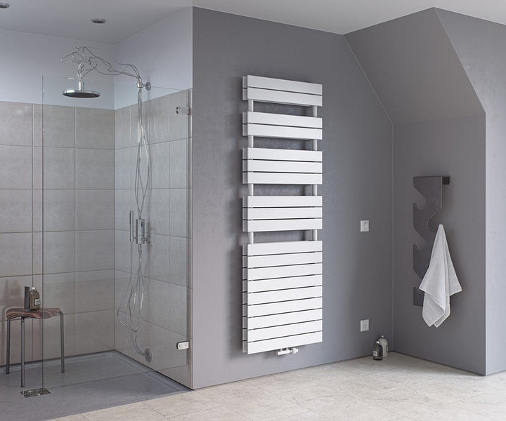 MaxtherM Newport Primus Steel White Designer Heated Towel Rails