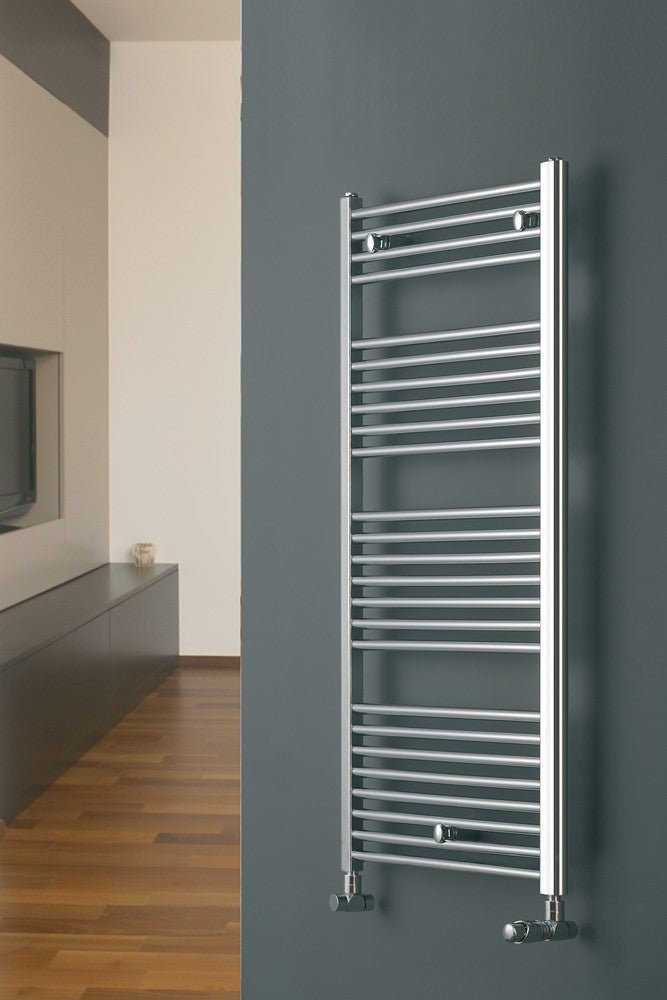 MaxtherM Preston Straight/Curved Steel Chrome Designer Heated Towel Rails