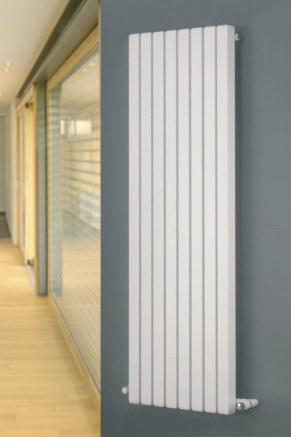 MaxtherM Ventnor Square Tube Steel White Vertical Designer Radiators