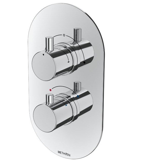Methven Kaha Two Outlets Concealed Thermostatic Mixer Valve (ABS plate)