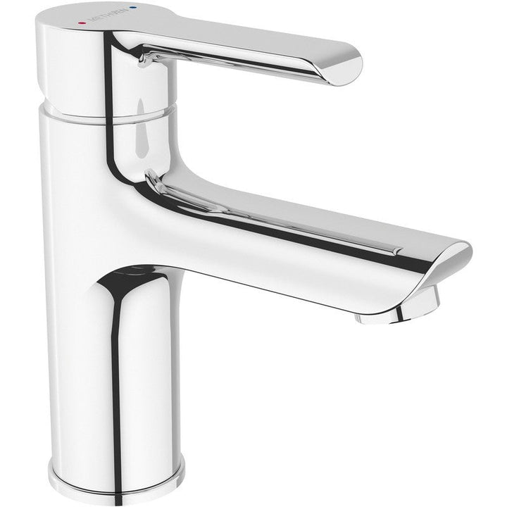 Methven Kea Brass Mini Basin Mixer Tap, Chrome