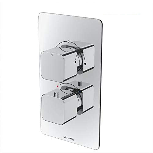 Methven Kiri 2 Outlet Concealed Thermostatic Shower Mixer Valve (ABS Plate)