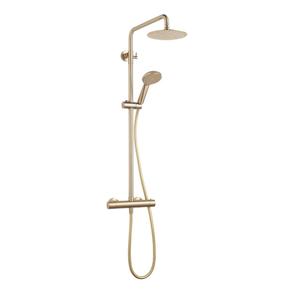 Methven Kiri Mk2 Cool Touch Diverter Shower - Brushed Brass