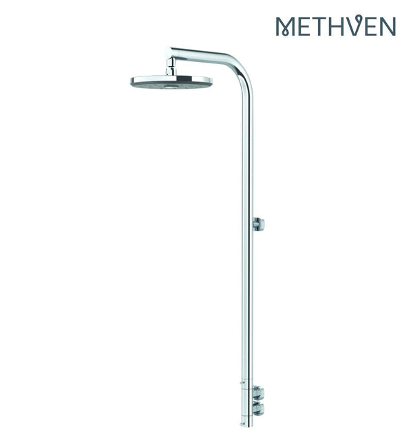 Methven Kiri Satinjet Shower Pole with Fixer Shower Head